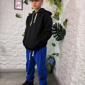 Pantalone cargo blu a costine - GARZATO 10-16 anni