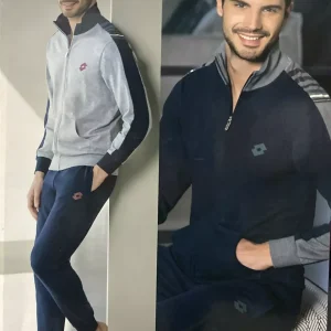 Lotto – Tuta Felpata Full Zip Over Uomo Art. 4007