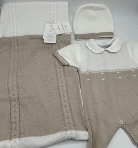 Nazareno Gabrielli – Set Corredino Prima Nascita 3 Pezzi / Art.NG3486