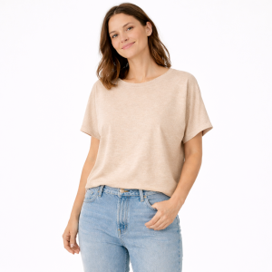 T-shirt Yoga Donna in Canapa Natural- Active Hemp